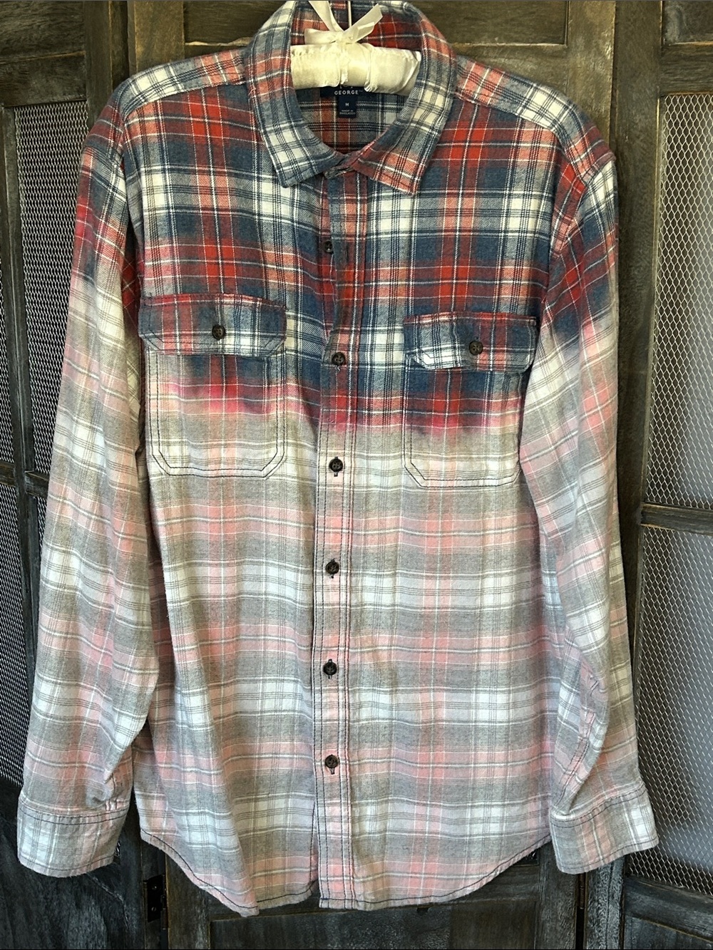 Ombré plaid George Button-Down flannel